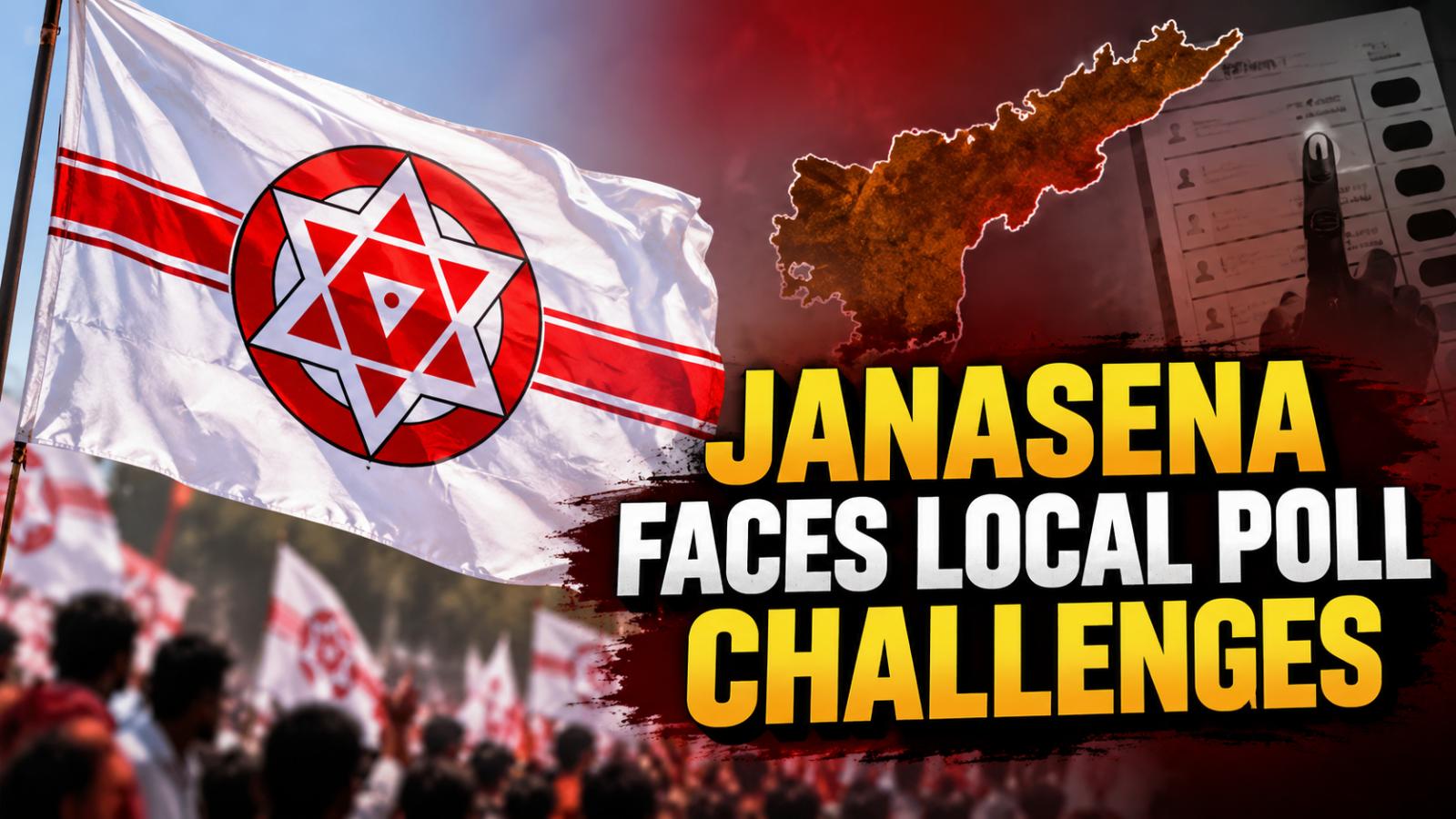 Janasena Faces Local Poll Challenges Over Seat Sharing, Nominations