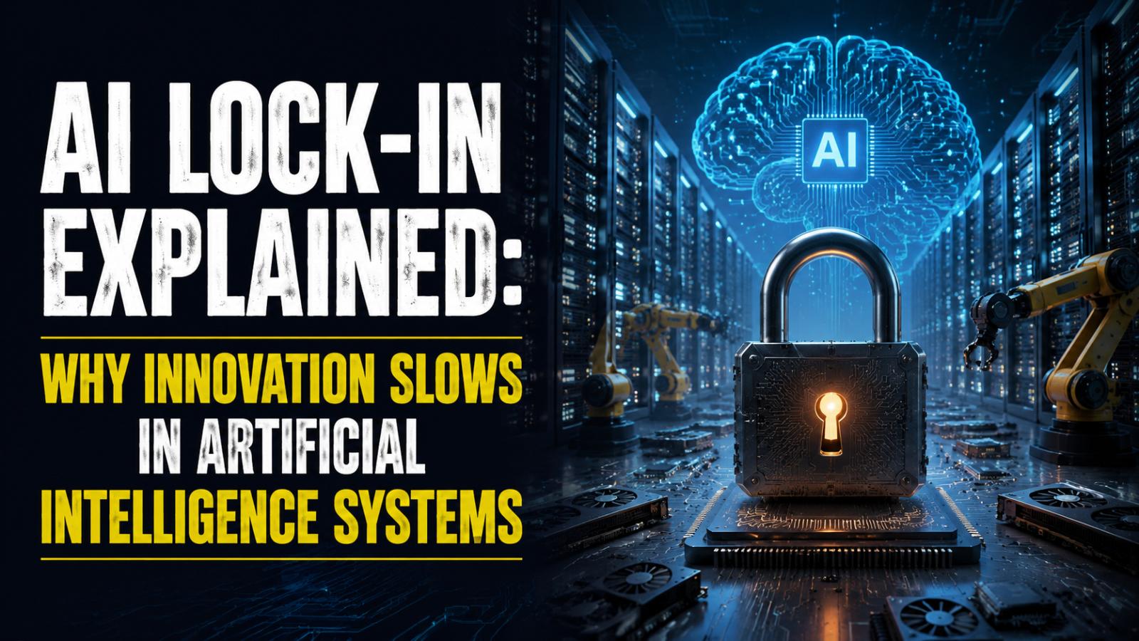 AI Lock-In Explained  Why Innovation Slows in Artificial Intelligence Systems