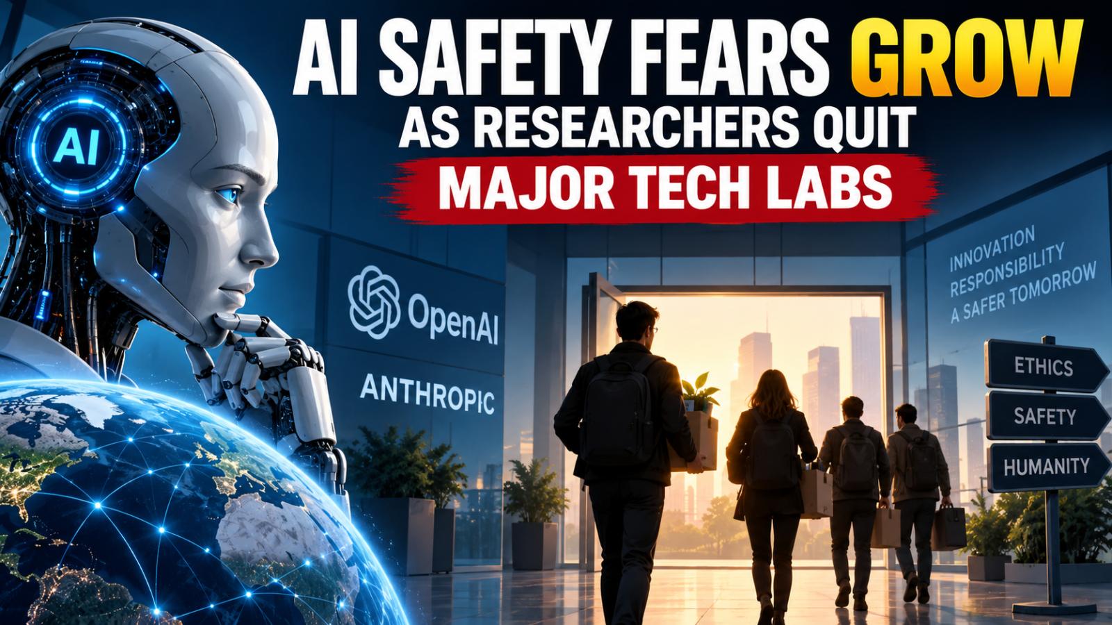 AI Safety Fears Grow as Researchers Quit Major Tech Labs