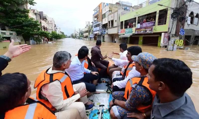 YCP's Controversy Over Amaravati TDP Responds to Allegations Amid Flooding