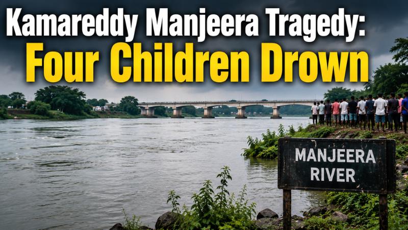 Kamareddy Manjeera Tragedy: Four Children Drown
