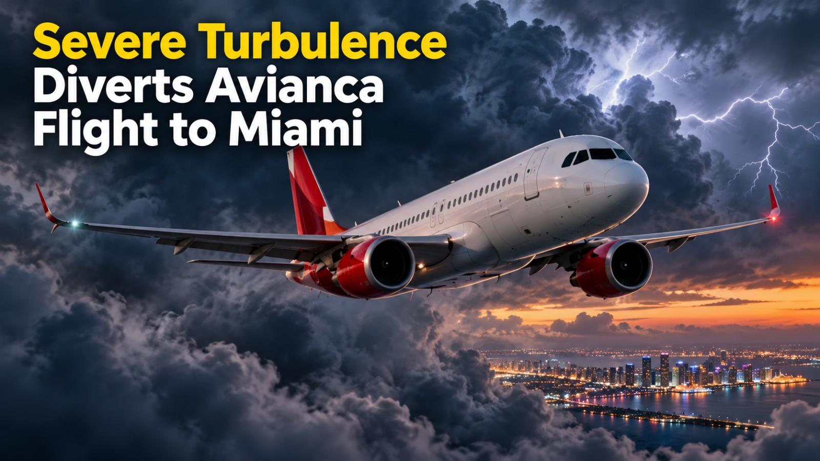 Avianca Flight Diverts to Miami After Severe Turbulence
