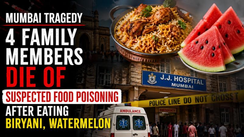 Suspected Food Poisoning Kills Family of Four in Mumbai’s Pydhonie Area