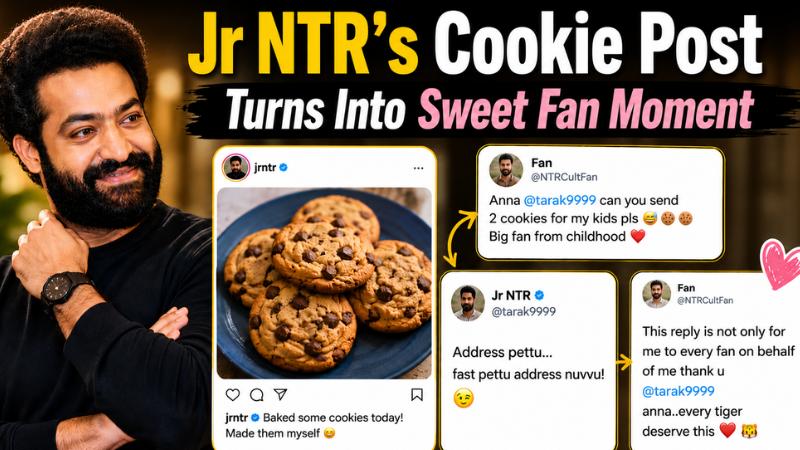 Jr NTR’s Cookie Post Turns Into A Sweet Fan Moment