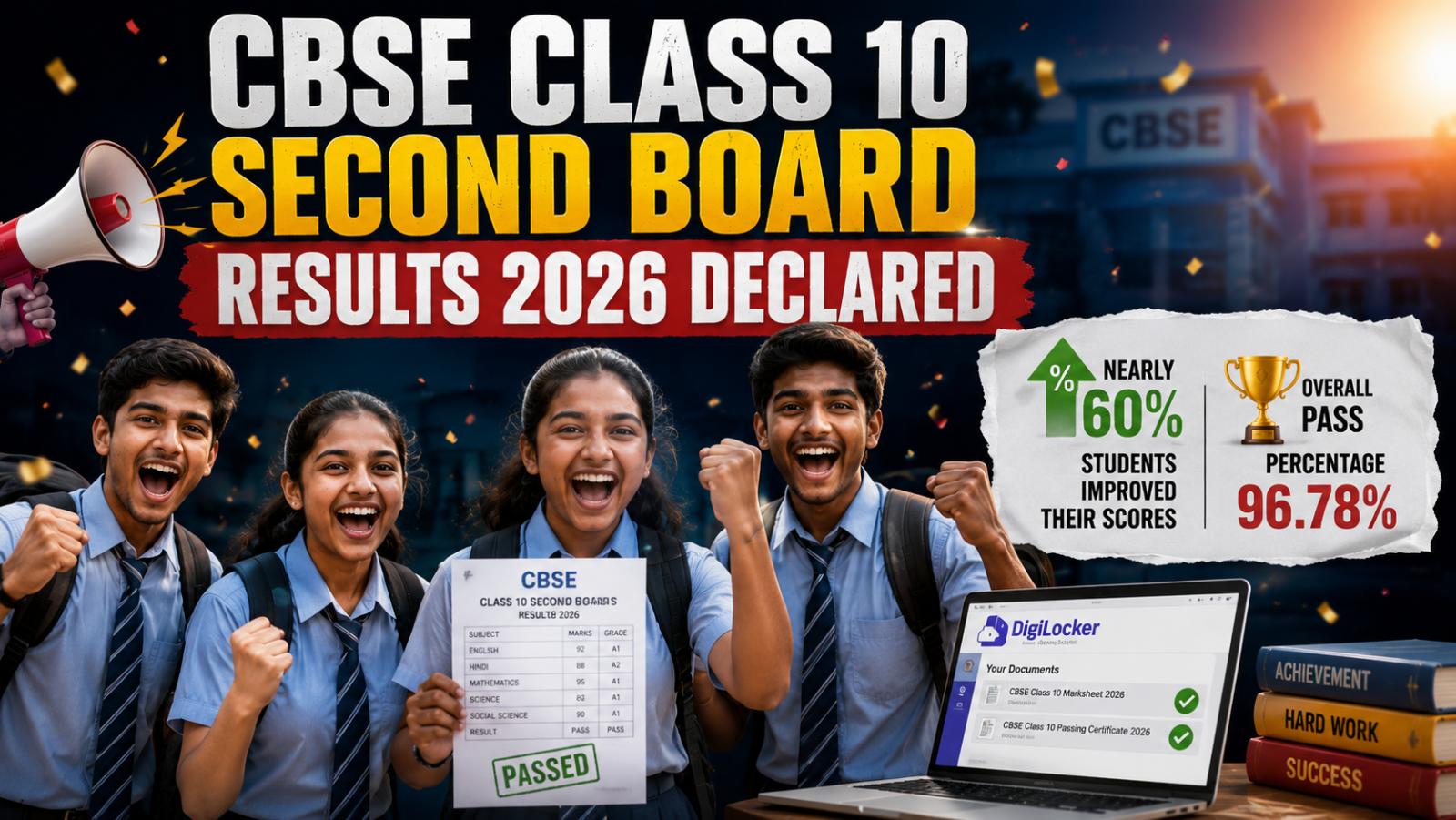 CBSE Class 10 Second Board Results 2026 Declared