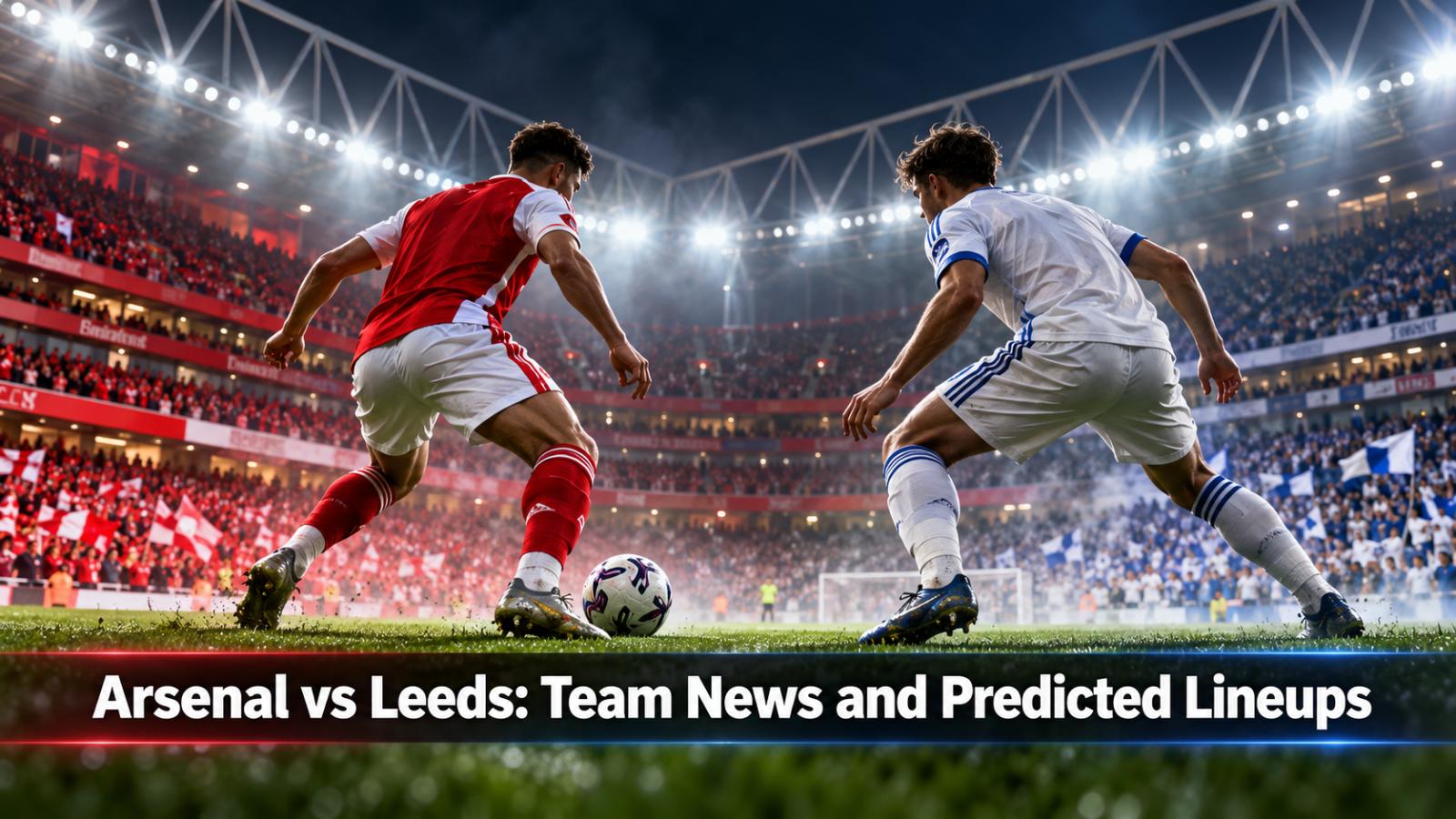 Arsenal vs Leeds Team News, Predicted Lineups and Kickoff