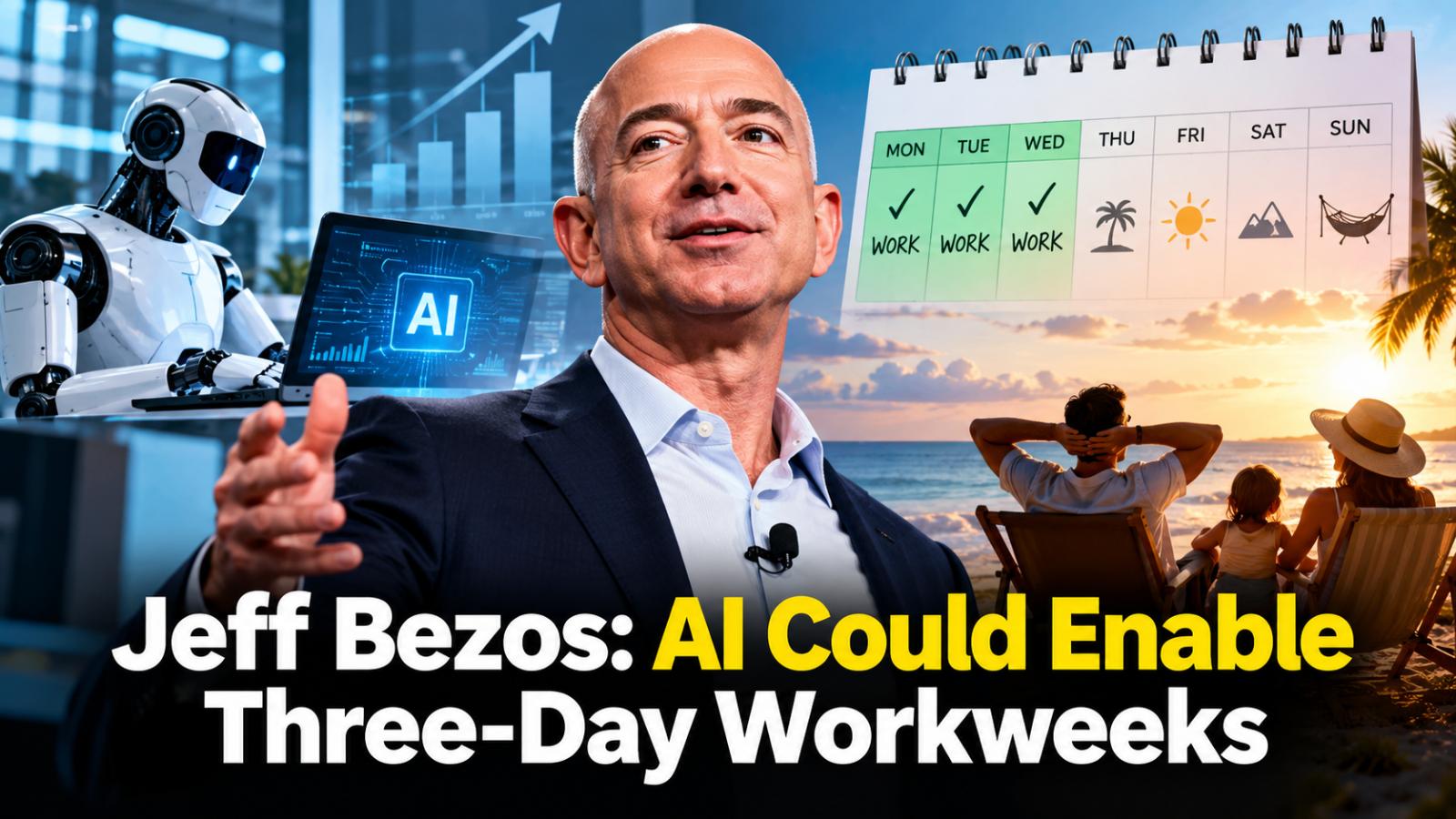 Jeff Bezos Says AI Could Make Three-Day Workweeks Possible