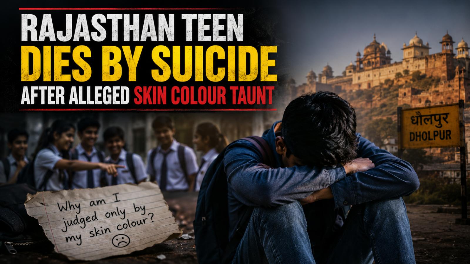 Rajasthan Teen Dies by Suicide After Alleged Skin Colour Taunt