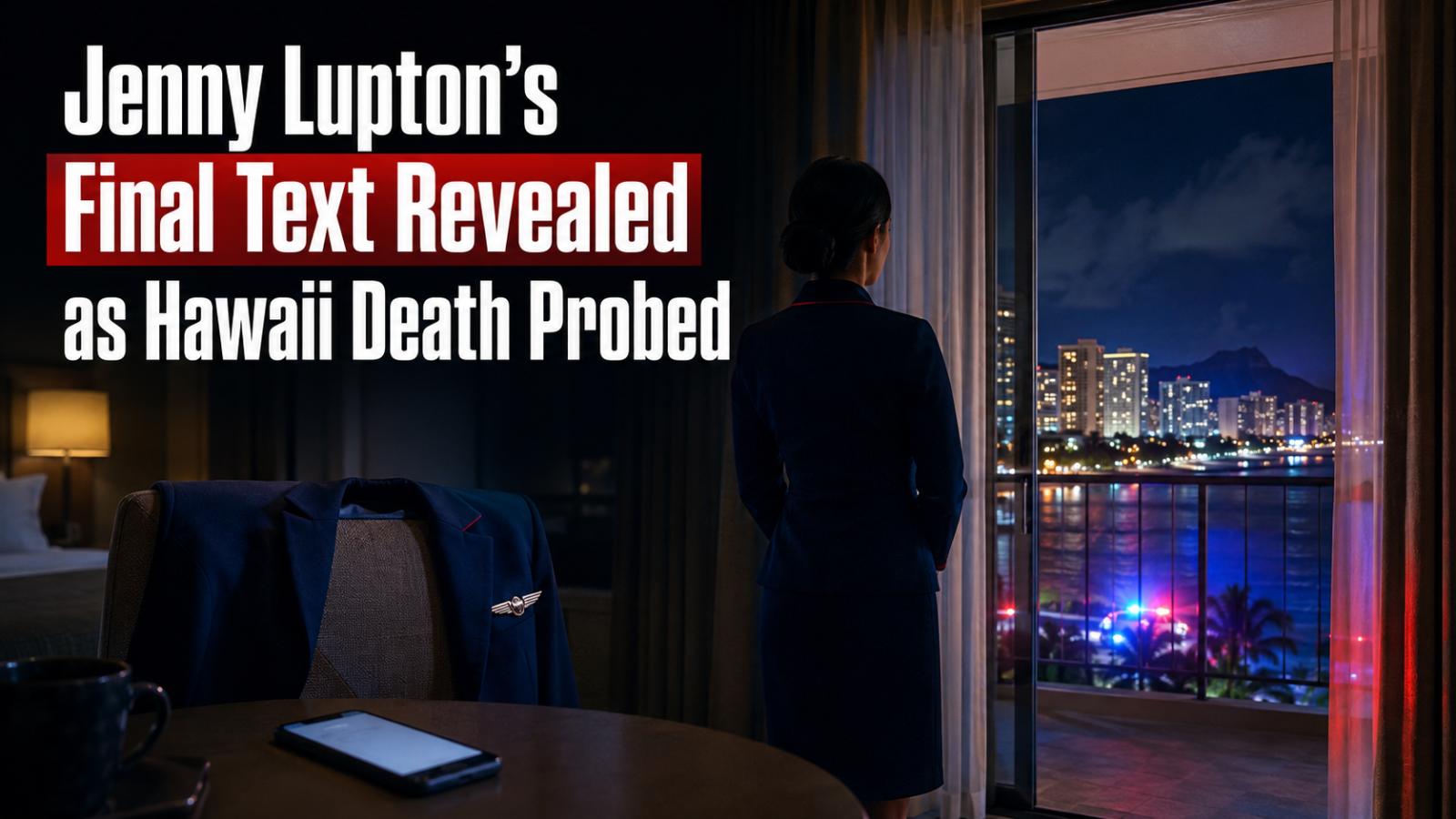Jenny Lupton’s Final Text Revealed as Hawaii Death Probed