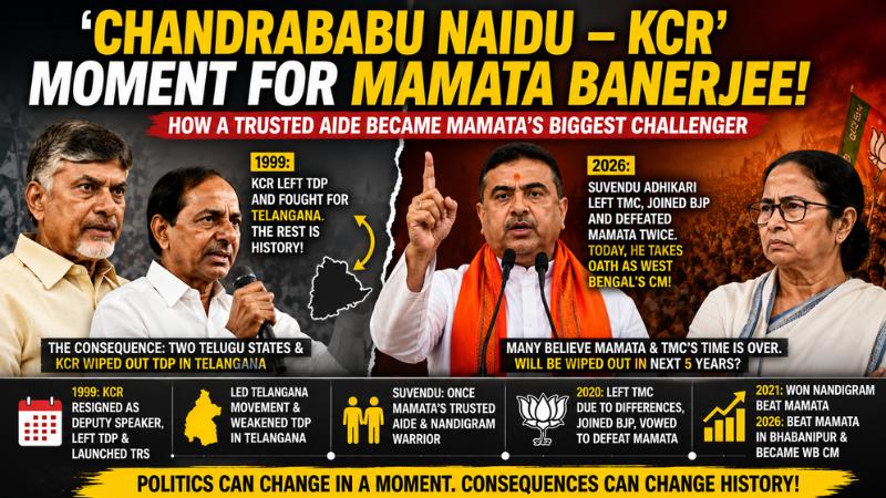 Is Suvendu Adhikari Repeating KCR’s Political Journey In Bengal?