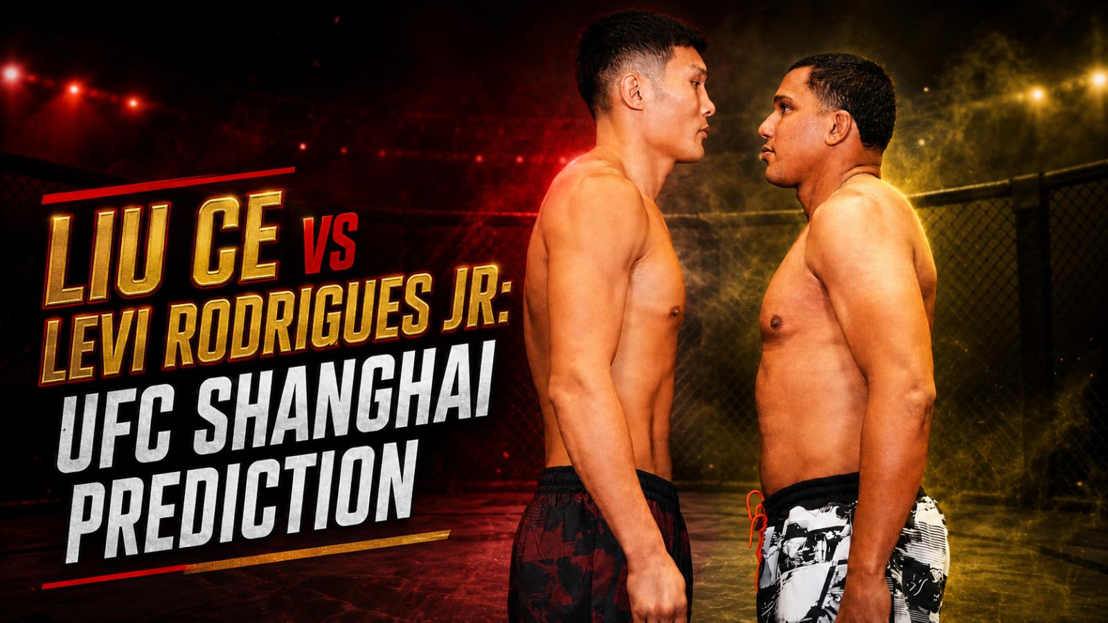 Liu Ce vs Levi Rodrigues Jr UFC Shanghai Prediction