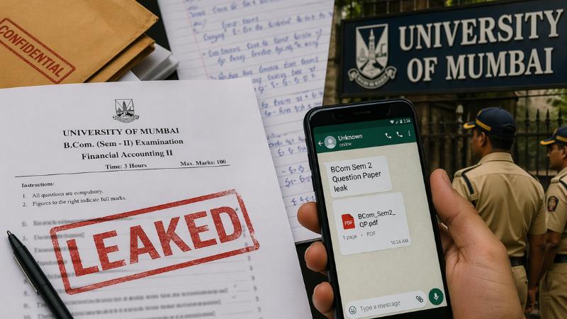 Mumbai BCom Question Paper Leak Authorities Trace Source