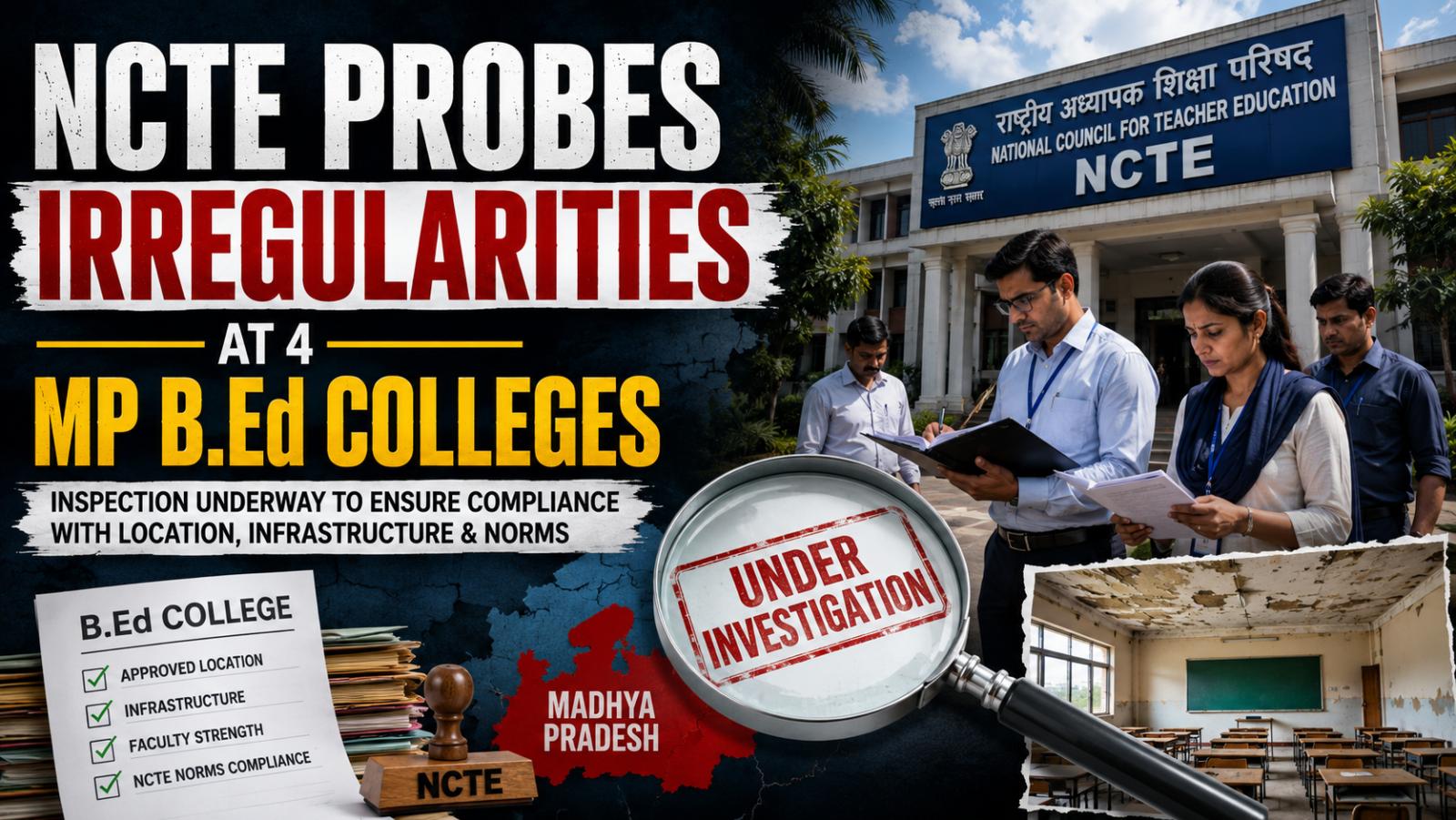 NCTE probe into Madhya Pradesh B.Ed colleges