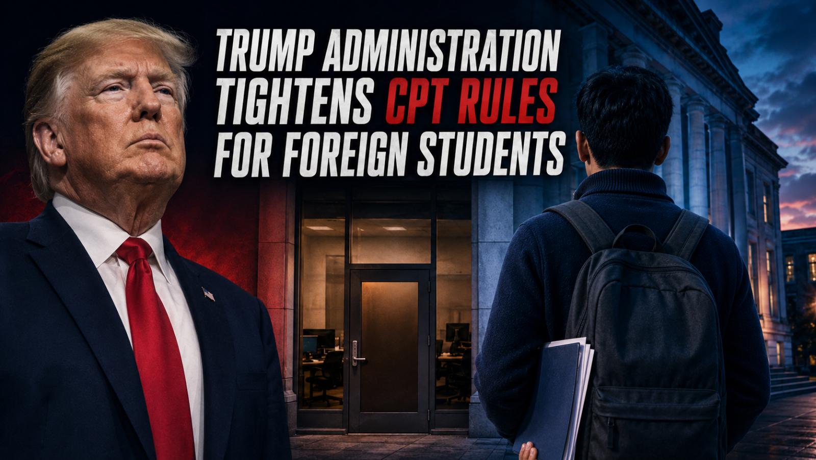 Trump Administration Tightens CPT Rules for Foreign Students