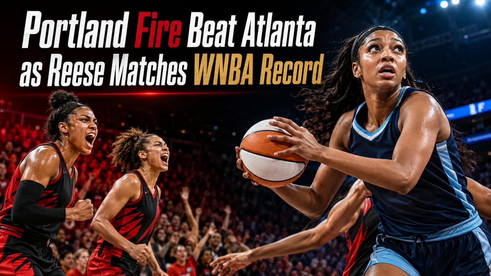 Portland Fire Beat Atlanta as Reese Matches WNBA Record