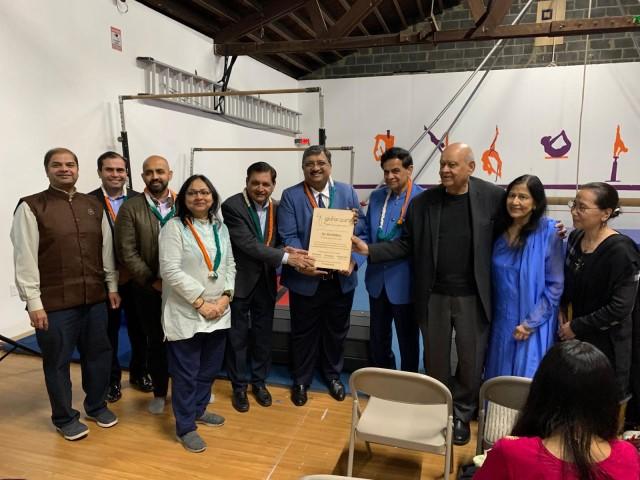 Gandhian Society (USA) Honors Esteemed Guests In New Jersey