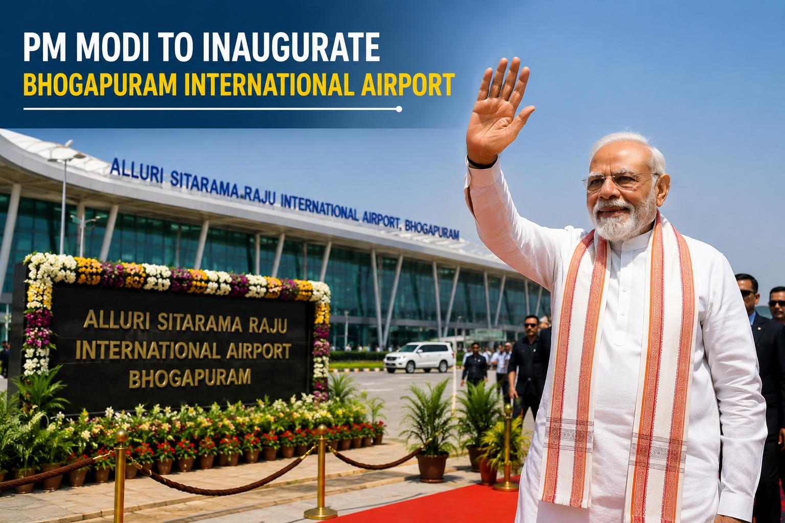 PM Modi to Inaugurate Bhogapuram International Airport