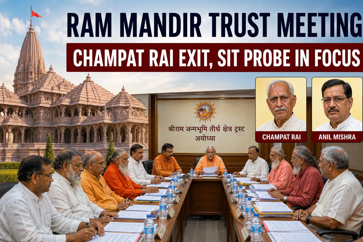 Ram Mandir Trust Meeting: Champat Rai Exit, SIT Probe In Focus