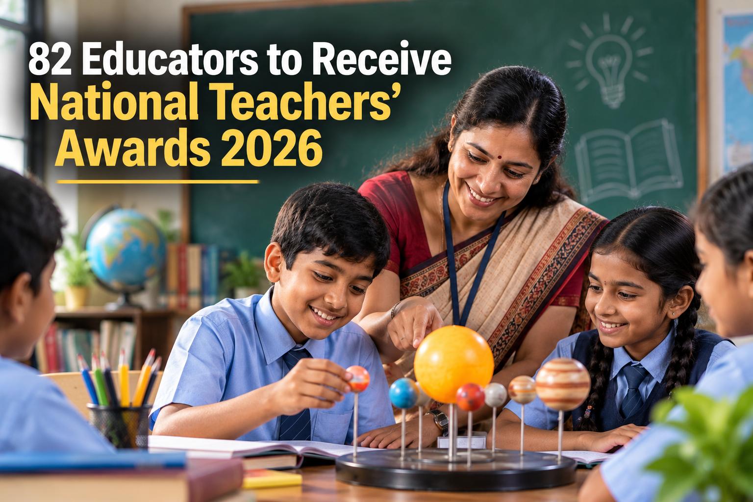 82 Educators to Receive National Teachers’ Awards 2026