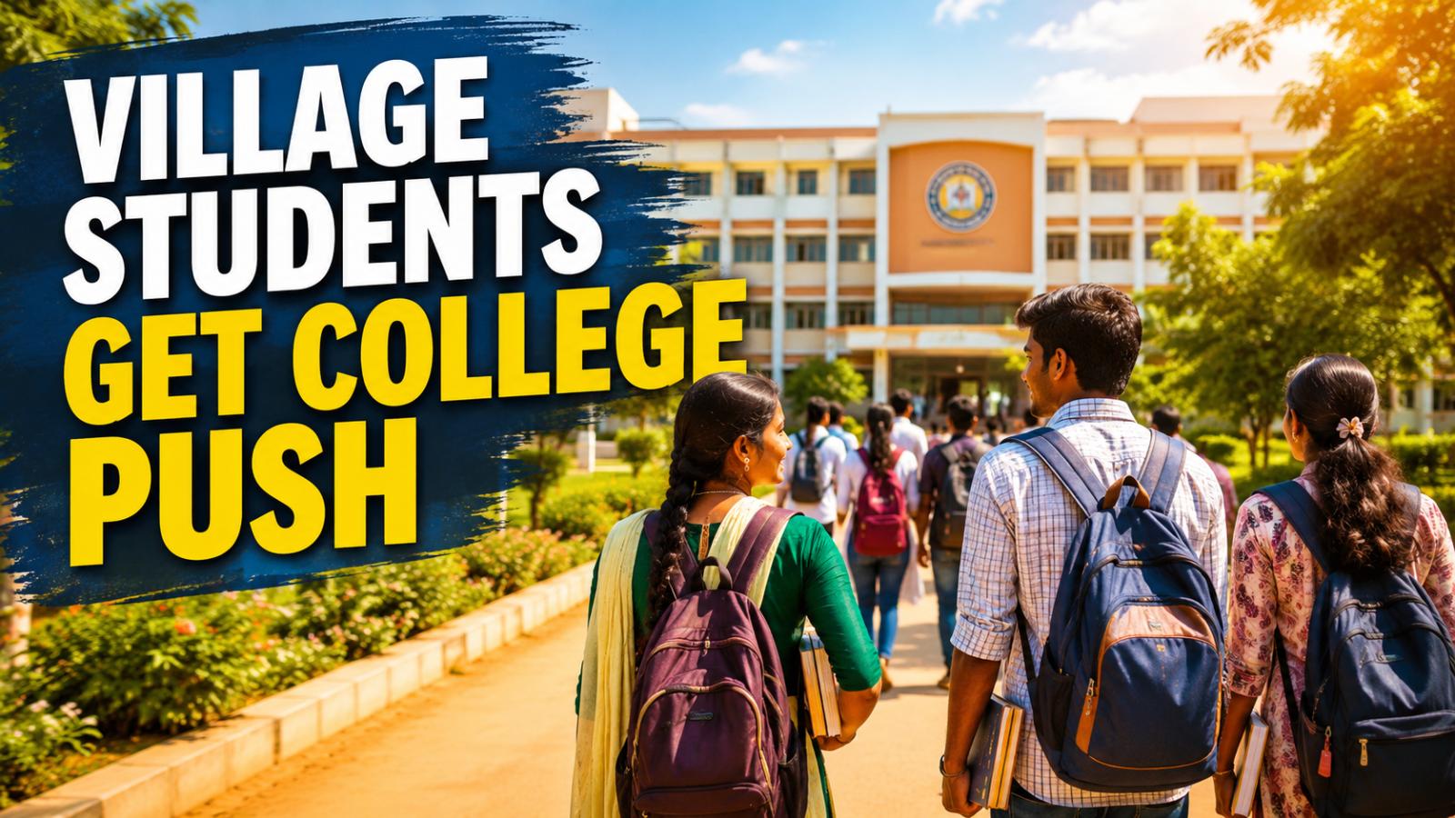 Tamil Nadu Higher Education Push Puts Village Students In Focus