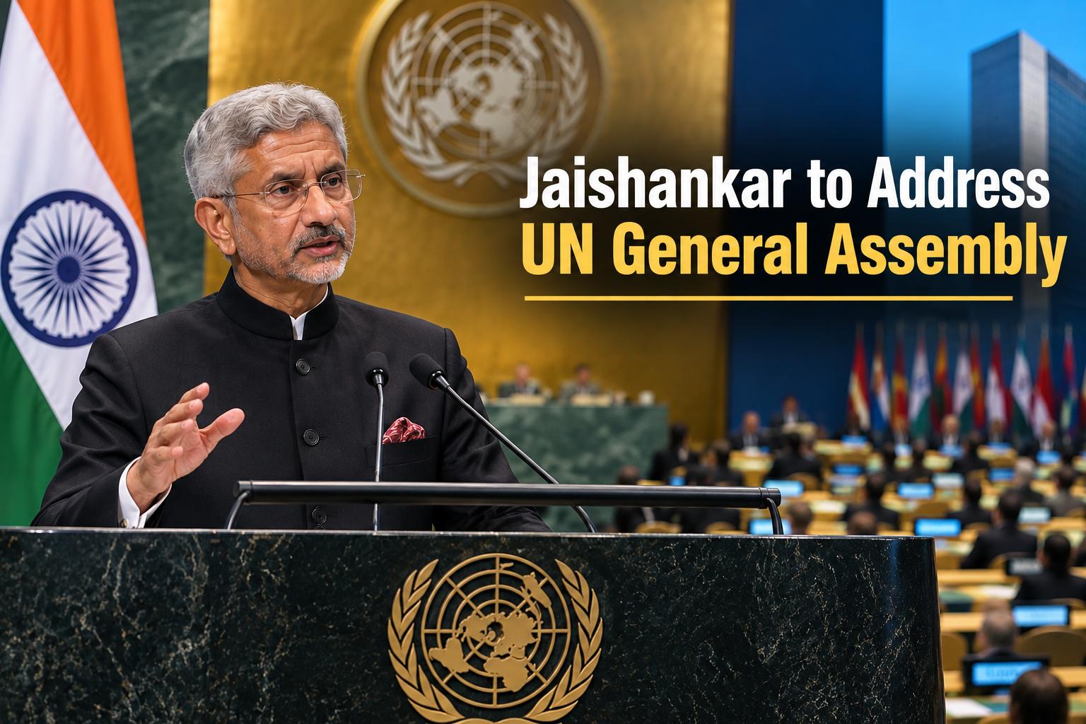 S Jaishankar to Address UN General Assembly on September 26