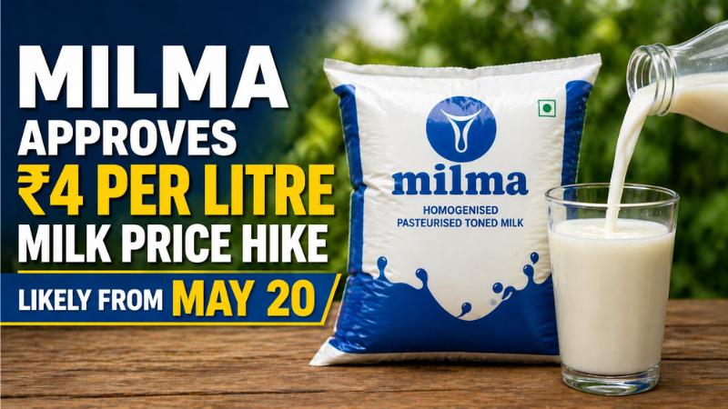 Milma Approves ₹4 Per Litre Milk Price Hike In Kerala From May 20