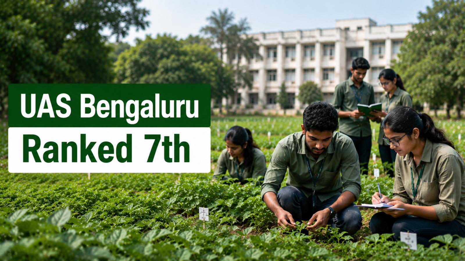 UAS Bengaluru Ranked 7th In IIRF List, First In Karnataka