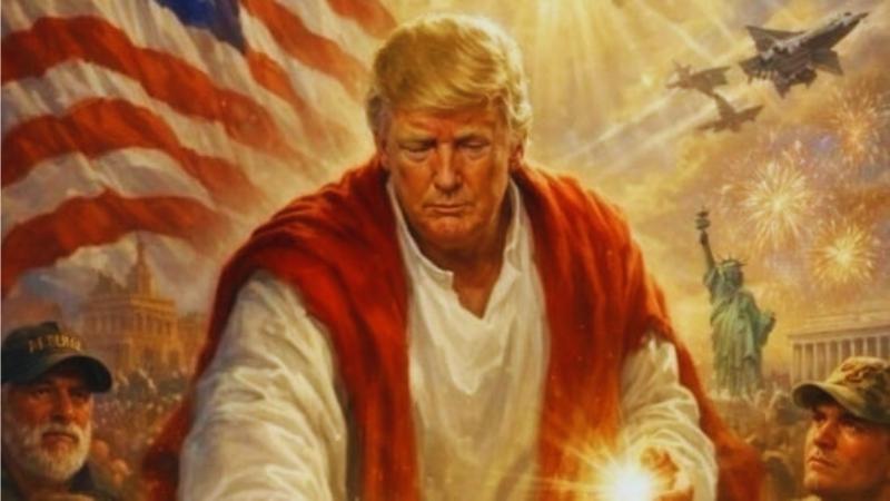 Trump Deletes Jesus Post Amid Backlash Denies Trying to Imitate Christ