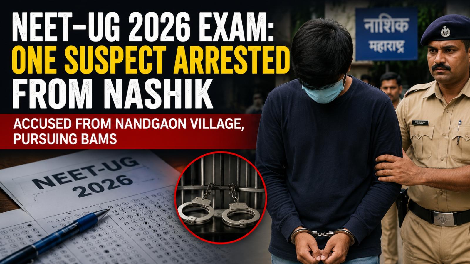 NEET-UG 2026 Exam Scam: One Suspect Arrested From Nashik In Probe