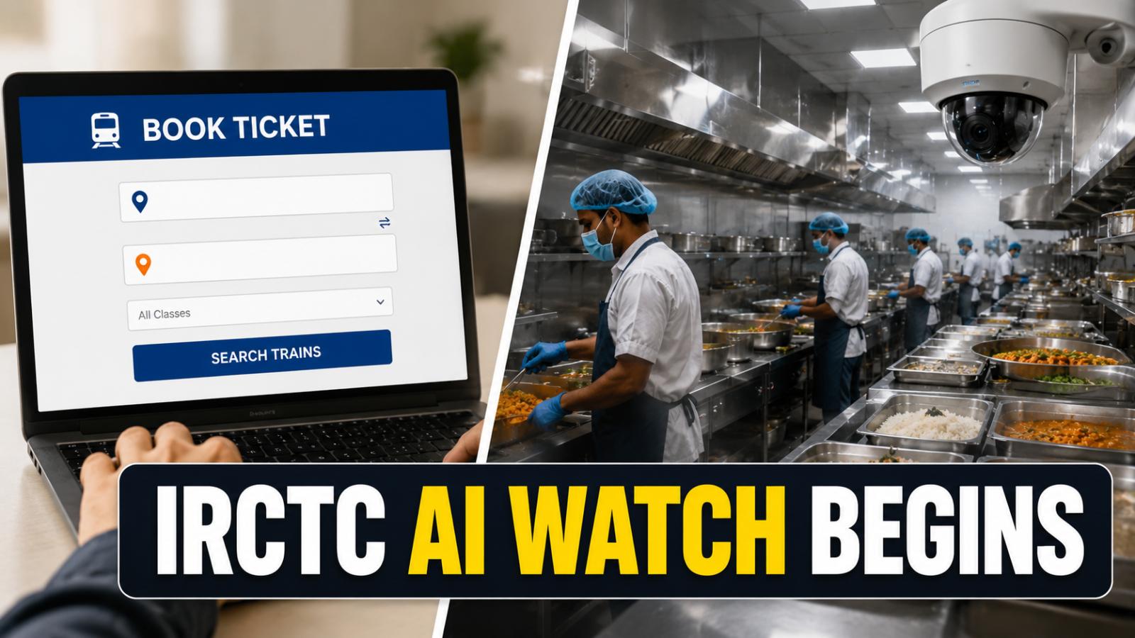 IRCTC Flags 9 Crore Accounts As AI Watch Begins In Railway Kitchens