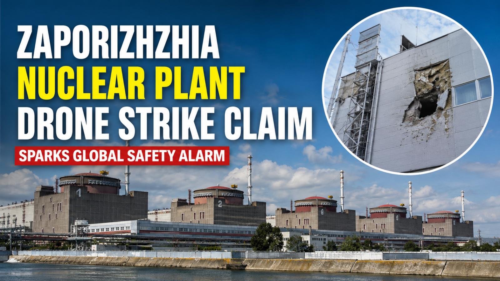 Zaporizhzhia Nuclear Plant Drone Strike Claim Sparks Global Safety Alarm
