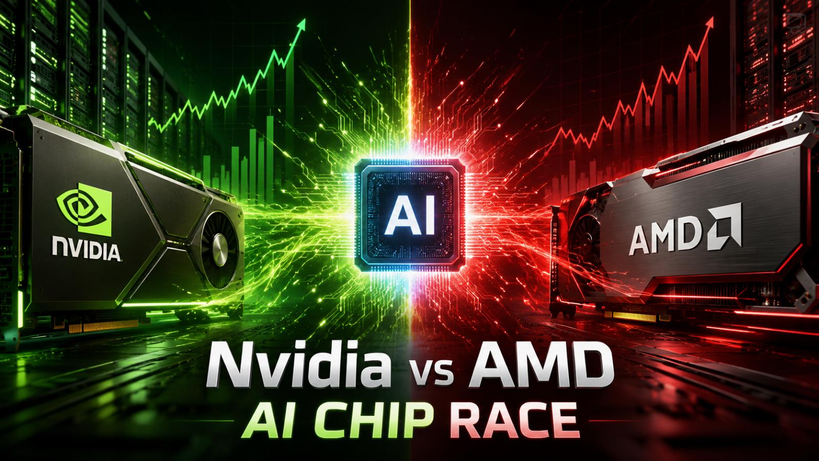Nvidia vs AMD AI Chip Race What It Means for AI Stocks