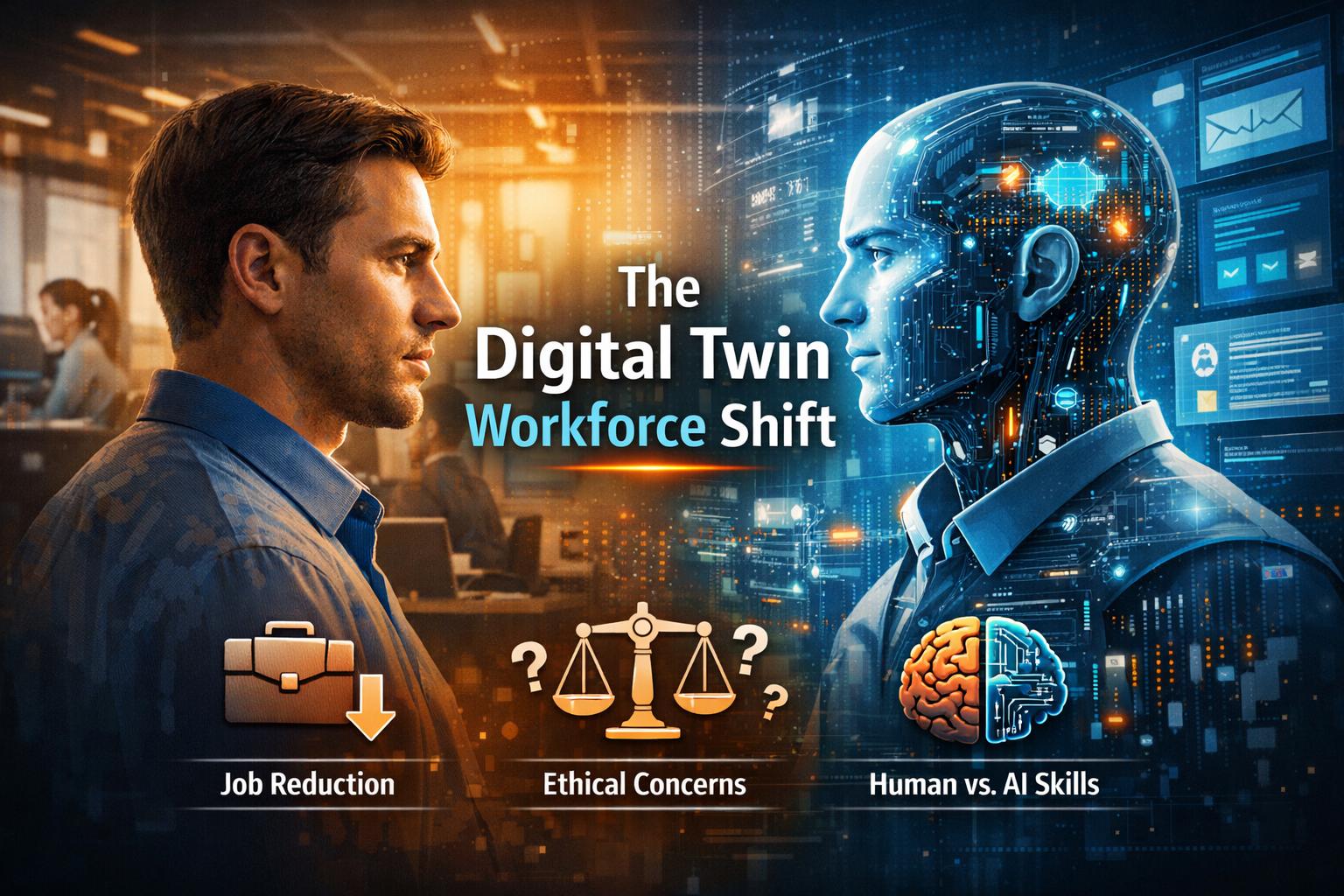 Digital Twin Job Loss Crisis How AI “Superworkers” Are Reshaping the Future of Work