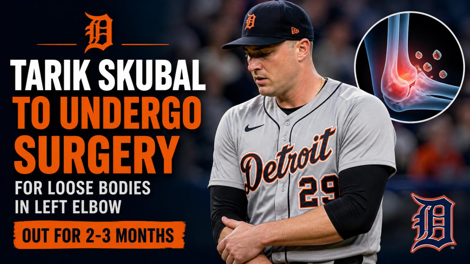 Tarik Skubal Injury Update: Tigers Ace Needs Elbow Surgery