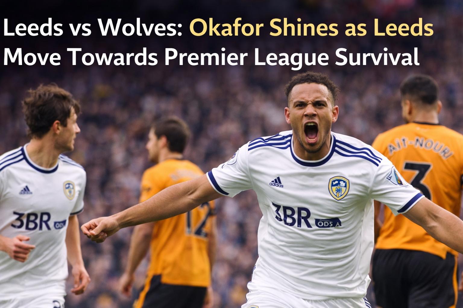 Leeds vs Wolves result Okafor shines as Leeds move closer to Premier League survival