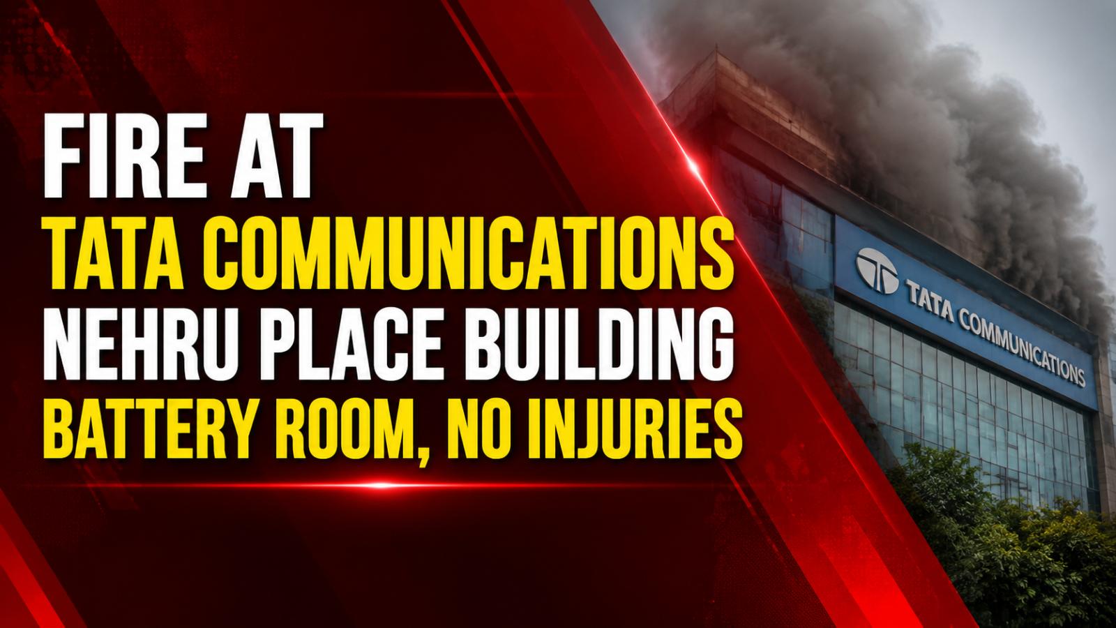 Fire At Tata Communications Nehru Place Building Battery Room, No Injuries