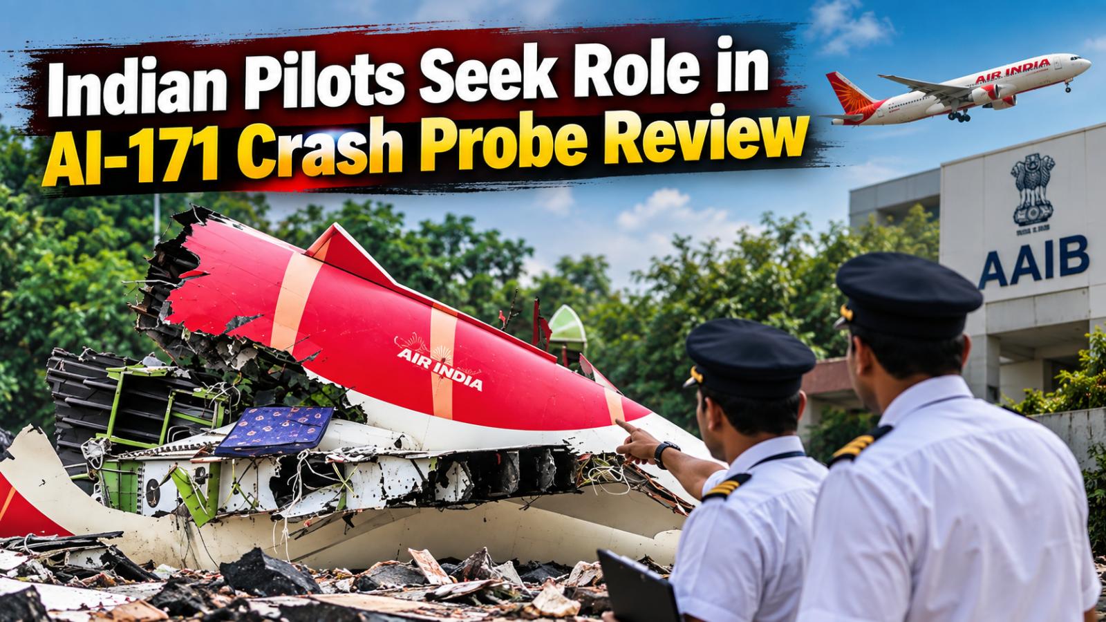 Indian pilots seek role in AI-171 crash probe review