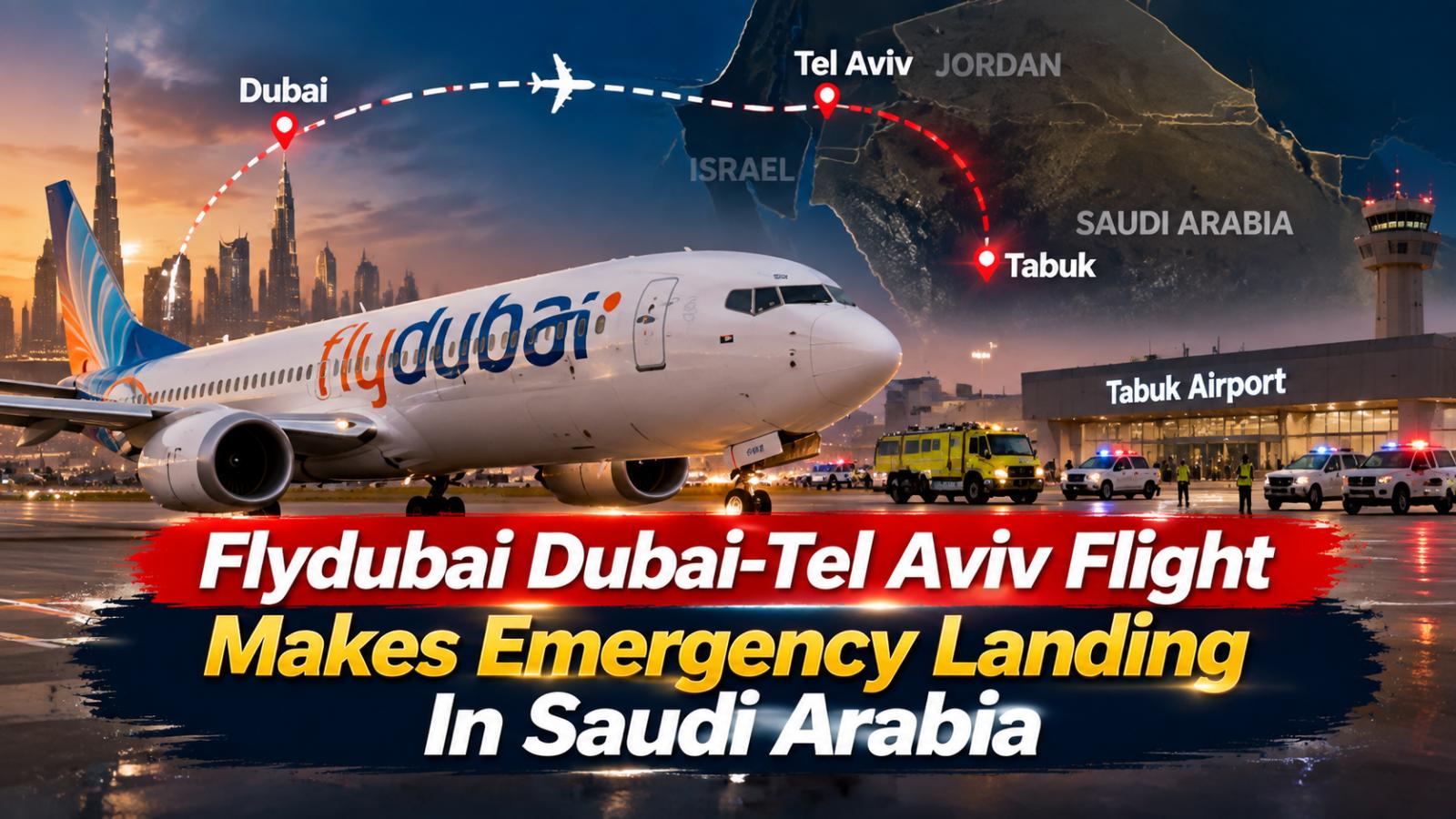 Flydubai Dubai-Tel Aviv Flight Makes Emergency Landing In Saudi Arabia