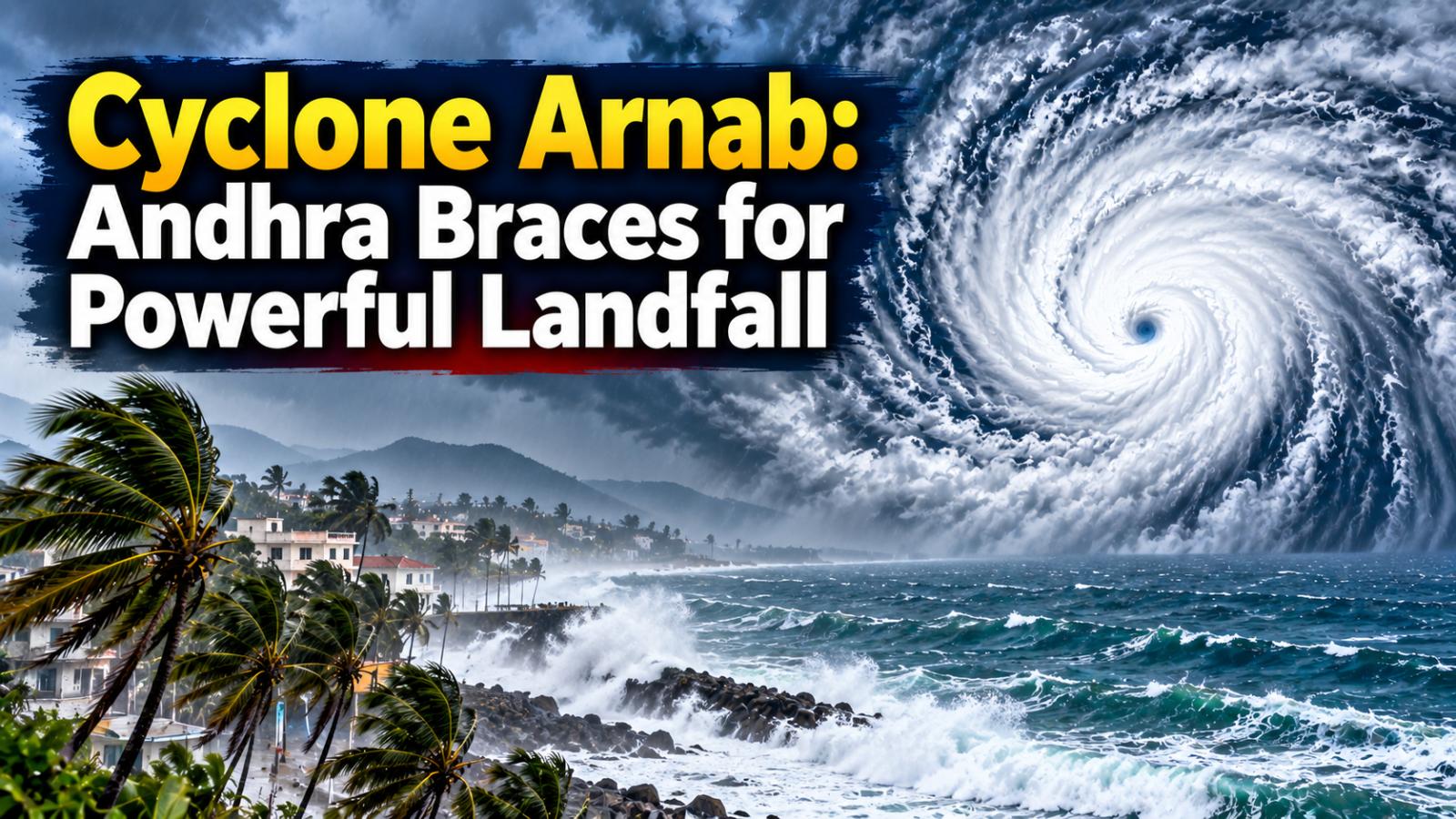 Cyclone Arnab to Hit Andhra Coast on October 28; IMD Issues Alert