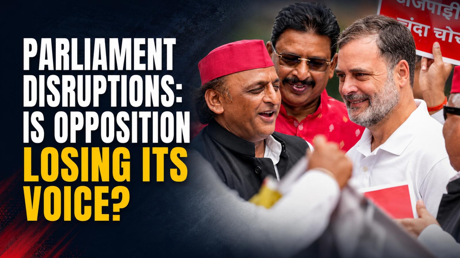 Parliament disruptions in India: Is Opposition losing its voice?
