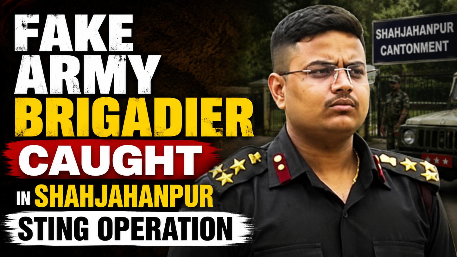 Fake Army Brigadier Caught In Shahjahanpur Sting