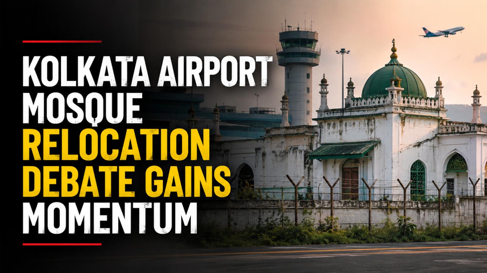 Kolkata airport mosque relocation debate gains momentum