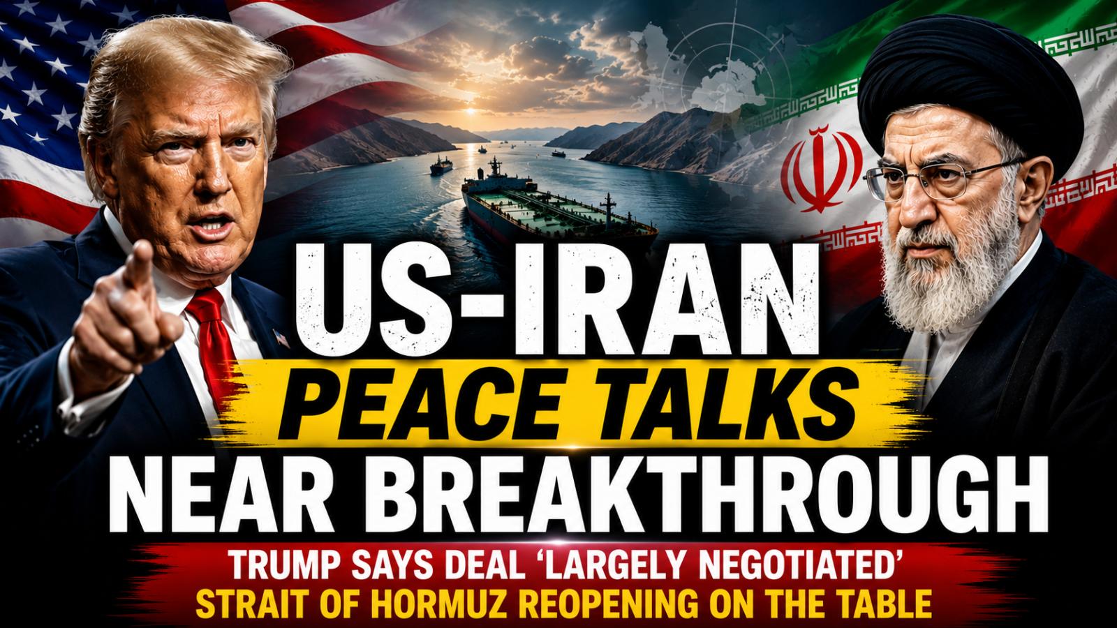 US-Iran Peace Talks Near Breakthrough as Trump Says Deal Is Largely Negotiated