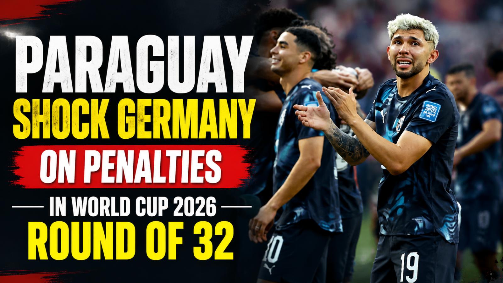 Paraguay stun Germany on penalties in World Cup 2026 Round of 32