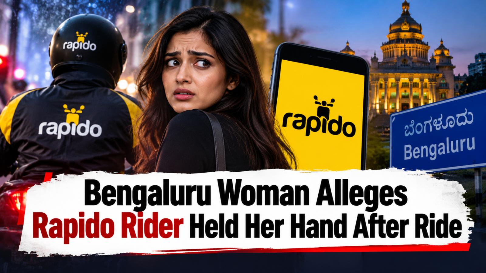 Bengaluru woman alleges Rapido rider held her hand after ride