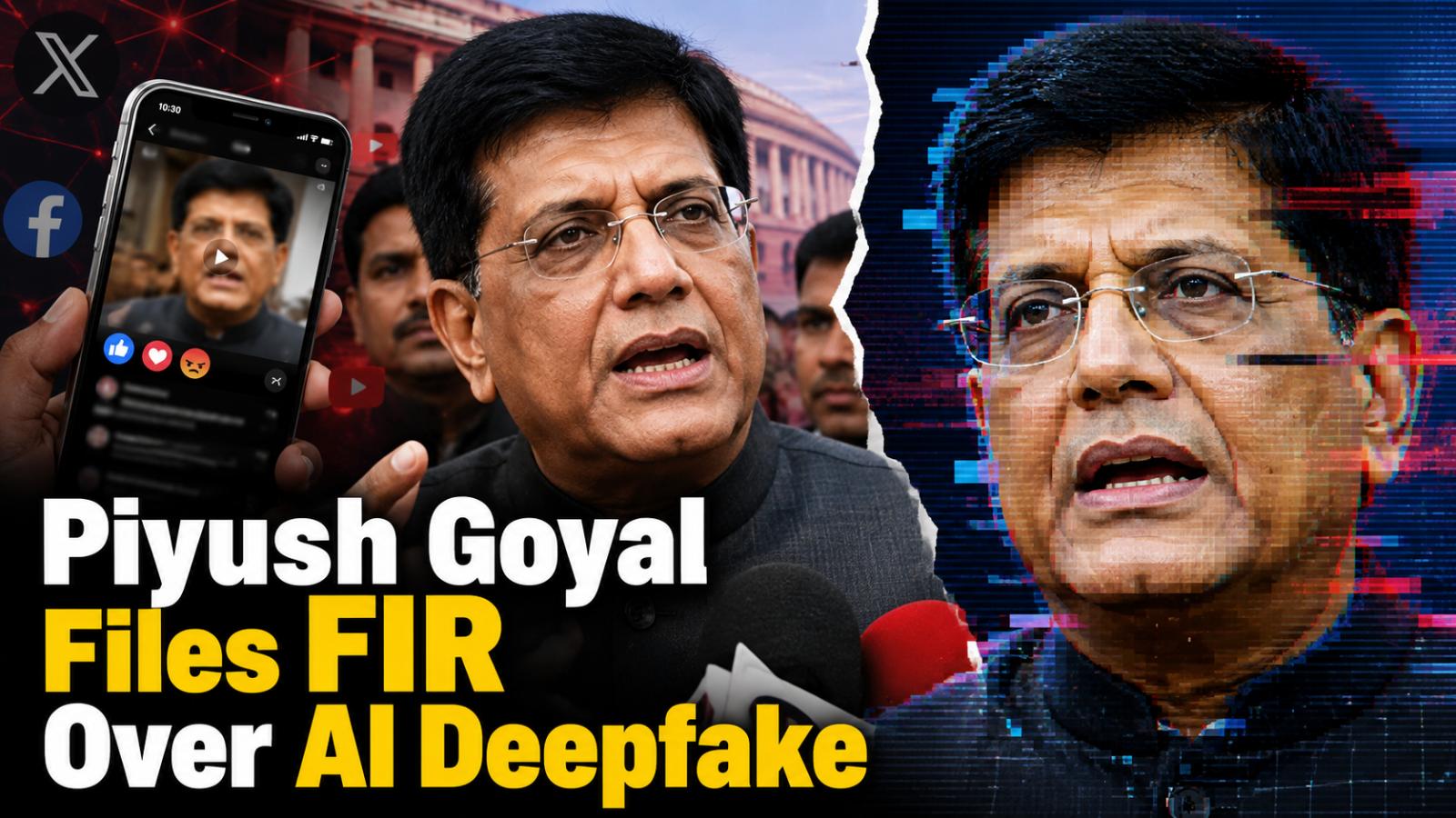 Piyush Goyal Files FIR Over AI Deepfake Linked to NEET Protests