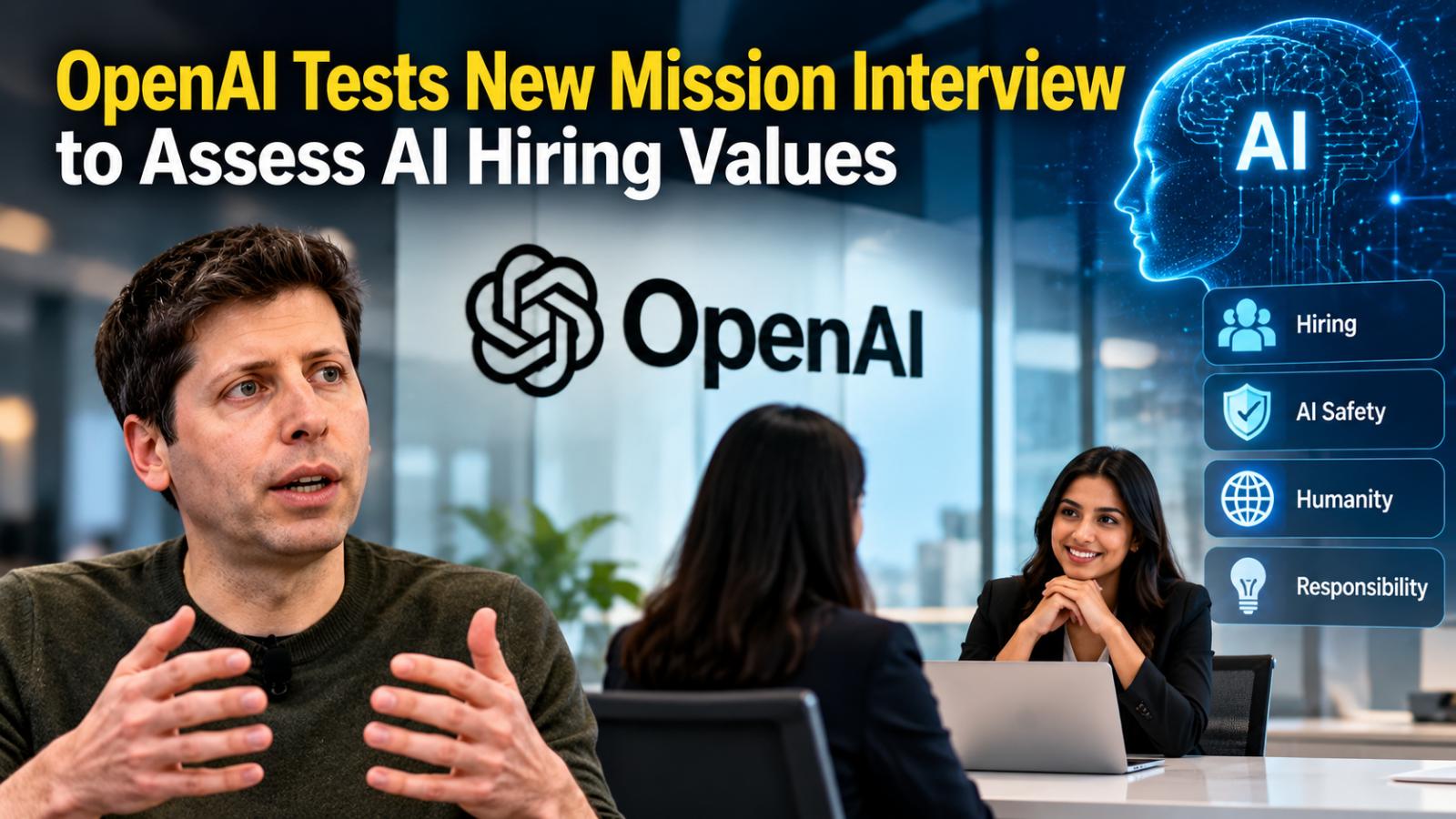 OpenAI tests new mission interview to assess AI hiring values