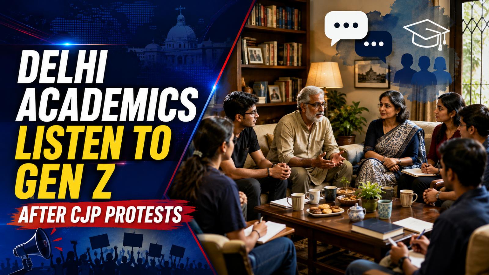 Delhi Academics Open Their Doors to Gen Z After CJP Protests