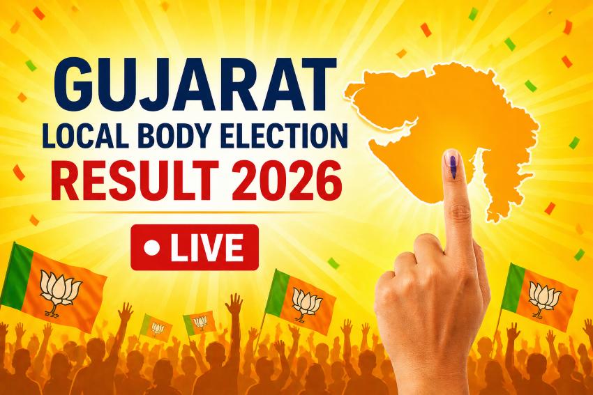 Gujarat Local Body Election Result 2026 Live BJP Wins Big Across Urban and Rural Areas