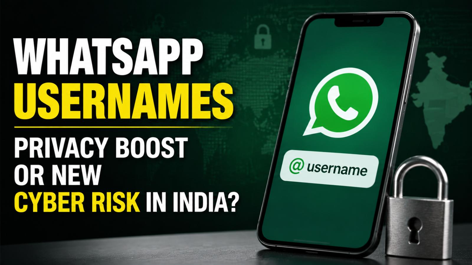 WhatsApp usernames rollout: privacy boost or new cyber risk in India